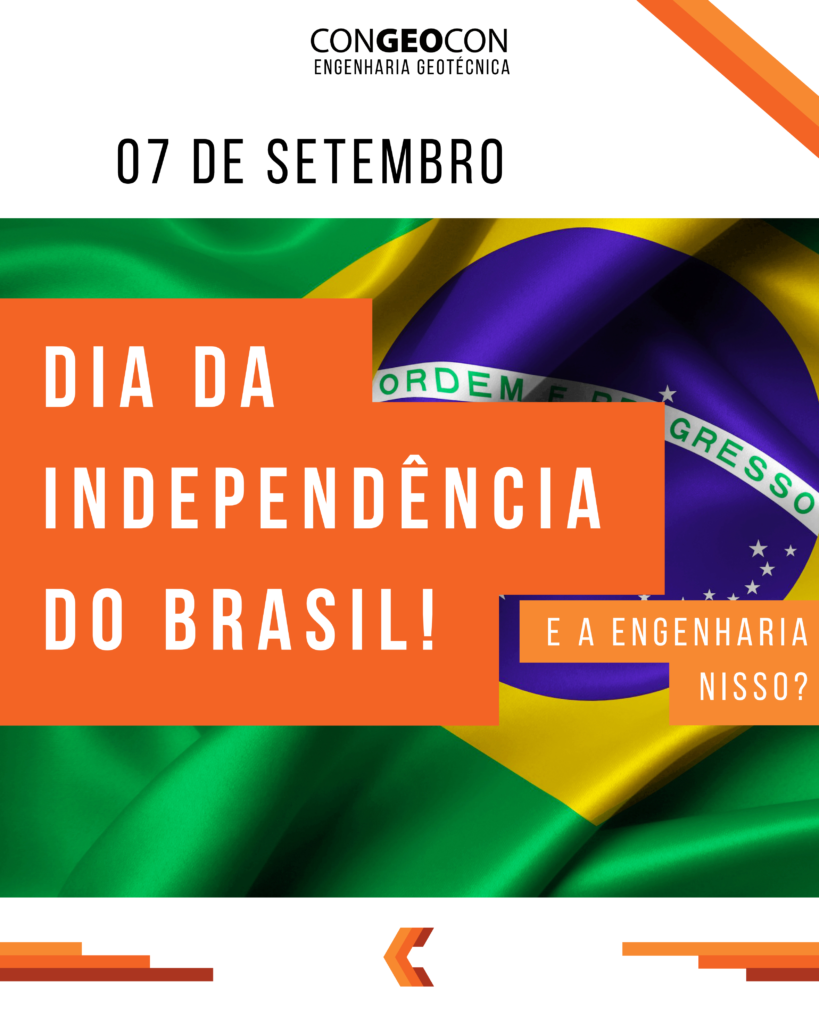 CONGEOCON explica: a Independência e a Engenharia no Brasil.